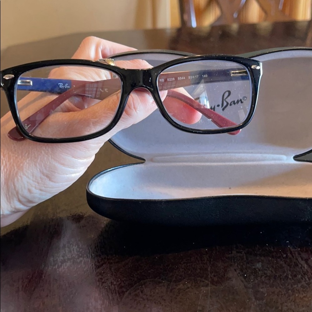Ray bans eye glasses +1.00